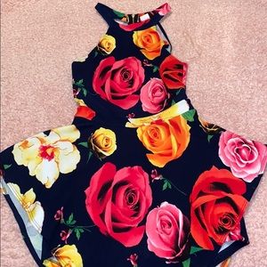 Floral skort one piece